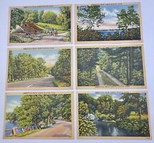 Set Of 6 Vintage North Easton Massachusetts Postcards Unposted picture