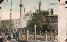 Vintage Postcard La Colonne Stamboul Constantinople Castle Istanbul Turkey picture