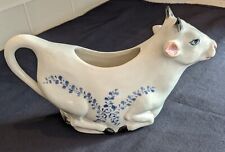 Vintage hand-painted pitcher shaped like a cow (Revlon cosmetics connection) picture