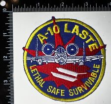 USAF Fighter Squadron A-10 Laste Lethal Safe Survivable Patch picture