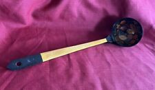 HOHLOMA KHOKHLOMA Ladle Large Spoon Vintage Russian Wood Art Hand Painted Berry picture