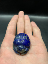 Rare unique Blue Scarab beetle ( Symbol of Good luck ) made of Lapis lazuli picture