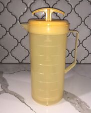 Vintage FEDERAL HOUSEWARES Golden Pineapple Yellow Plastic 2 Quart Juice Pitcher picture