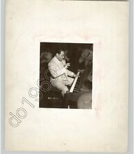 DUKE ELLINGTON Plays Piano, REVEILLE w BEVERLY Film Music Jazz 1943 Press Photo picture