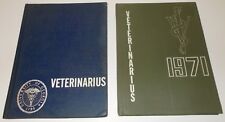 1969 & 1971 VETERINARIUS Veterinary Medicine Yearbooks UGA University of Georgia picture