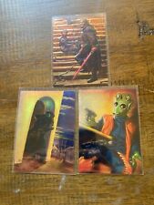 1996 Star Wars Topps Finest Lot of 3 NM picture