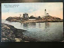 Vintage Postcard 1914 White Island Lighthouse Isle of Shoals New Hampshire picture