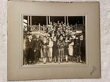 Antique Circa 1920 Pomeroy’s Studio Photograph Group Of Well Dressed People Pa. picture