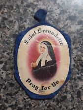 Vintage Saint Bernadette 1943 Holy Devotional Badge picture