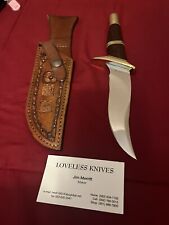 Jim Merritt Custom Maker Bowie Knife-Sheath-rare R.W. Loveless Partner picture