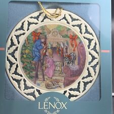 Lenox Christmas Ornament Stockings Were Hung 3rd In Series w/ Box picture