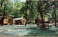 Lakeside Ohio Methodist Youth Center Cabins Postcard 1958 picture