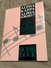 Rare Alpha kappa Alpha Sorority Song Book 1992 Edition picture