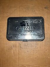 Grizzly Snuff  Collectible Tin Empty American Snuff Co Size (6 X 3 3/4 X 1 1/8) picture