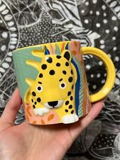 No Box Starbucks Limited Mug Cup Happy Giraffe Safari Cheetah Unused Nice  12oz picture
