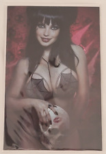 Merc Halloween Special Shikarii Elvira SKULL Sheer lingerie VIRGIN HORROR COMIC picture