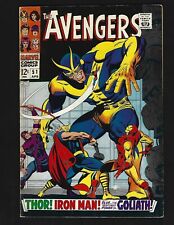 Avengers #51 FN- Buscema Collector Thor Iron Man Hawkeye Wasp Hulk Black Panther picture