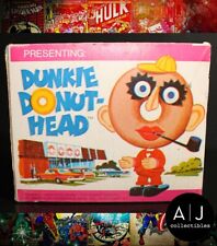 Vintage Hasbro Dunkin Dunkie Donut-Head Toy in Original Box Rare AS-IS picture