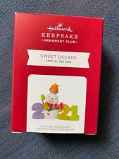 HALLMARK 2021 SWEET DECADE SPECIAL EDITION ORNAMENT picture