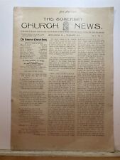 FEB 1913 The Somerset Church News Middlebush Millstone Harlington Bound Brook NJ picture