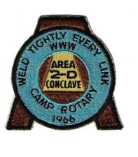 1966 BSA OA patch- Camp Rotary - Weld Tightly Every Link - Area 2-D conclave picture