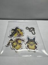 Pokemon Poncho Wearing Pikachu Lucario Lopunny Mawile Acrylic Charm Key Chain picture