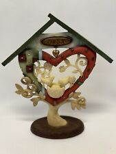 2008 Take Heart By Karen Hahn Detailed Figurine Art “Love Nest” Birds Nest Tree picture