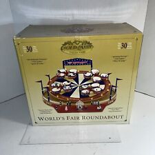 Mr. Christmas Gold Label World’s Roundabout  Fair Tea Cups Amusement Park Ride picture