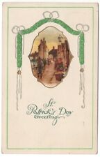 Winsch Back St Patrick's Day Postcard Embossed Antique Vintage Seasonal Holiday picture