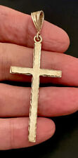 Vintage 2.75” Sterling Silver Cross, 5.8 Grams Silver picture