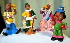 African American- Four Fabulous, Fantastic, Fanciful, Fascinating, Fun Clowns picture
