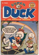 Super Duck #34 Archie Comics 1950 Pot of Gold Cover NICE picture