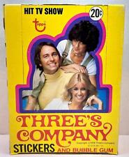 1978 Topps Three's Company Vintage FULL 36 Pack Sticker Trading Card Box picture