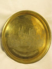 vintage DERVERLEA England Chester Cathedral, North Side  U.K. metal plate dish  picture