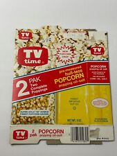 1970's TV Time Popcorn Box vintage food product movie prop picture