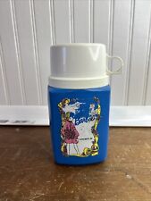 Vintage 1973 World Of Barbie Thermos Collectible Thermos Blue picture