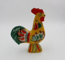 Vintage Nils Olsson Dala Swedish Folk Art Hand Painted Colorful Rooster picture