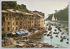 Portofino Italian Riviera Coastline Italy UNP Harbor Full of Boats picture