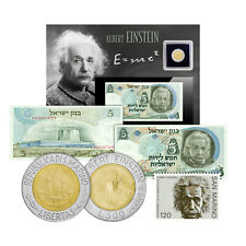 Albert Einstein Coin, Banknote and Stamp Collection picture