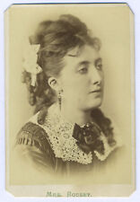 CDV Photo Clara Rousby Famous 19th Century Theater Actress picture
