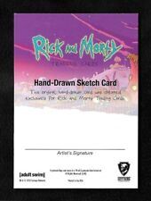 2019 Cryptozoic Rick and Morty Season 2 Trading Cards Blank Sketch Card picture