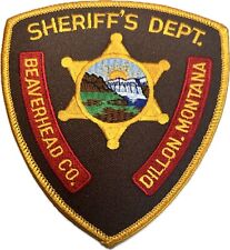 MONTANA MT BEAVERHEAD COUNTY SHERIFFS DEPT PATCH DILLON #KP picture