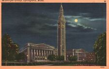 Postcard MA Springfield Municipal Group by Moonlight Linen Vintage PC J1955 picture