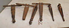 6 barrel bung drill antique collectible cooper whiskey beer vintage tool lot picture