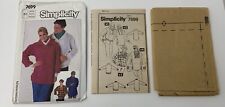 Vintage Sewing Pattern Simplicity 7699 Size Large Uncut Unisex Jacket Year 1986. picture