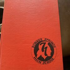 Bonner Springs High School 1971 Yearbook. Vintage High School Yearbook picture