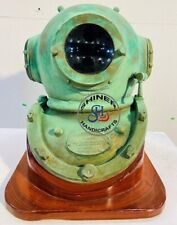 Rare Antique Diving Divers Helmet Mark V Vintage Navy Us Sea Deep Scuba Helmet picture