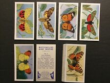 1960 Swettenhams Butterflies & Moths Set of 25 Cards Sku678N picture