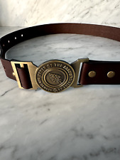 Vintage Order of the Arrow (OA) Leather Belt.  Mint Condition.  Size 30. picture