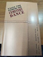 Tales Too Extreme for Cemetery Dance (2011) - Rare Signed CD Chapbook 1st Ed. picture